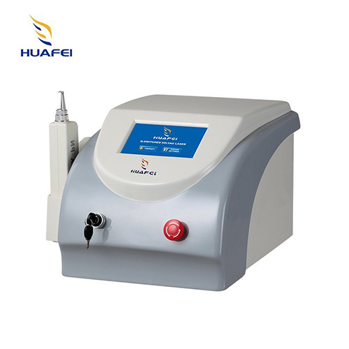 Portable Q Switched ND:Yag Laser Tattoo Removal Machine