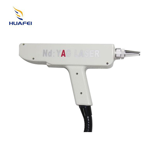 Portable Q Switched ND:Yag laser handpiece