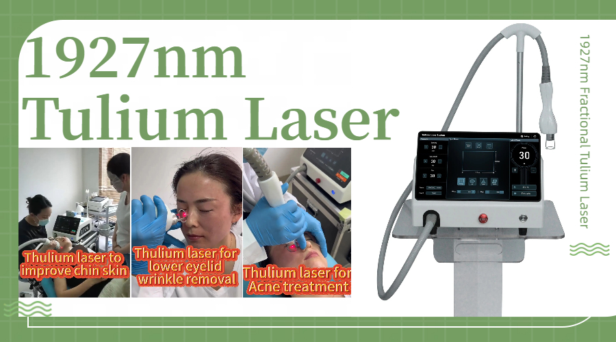 1927nm thulium laser for acne treatment skin anti-aging and eye periphery treatment