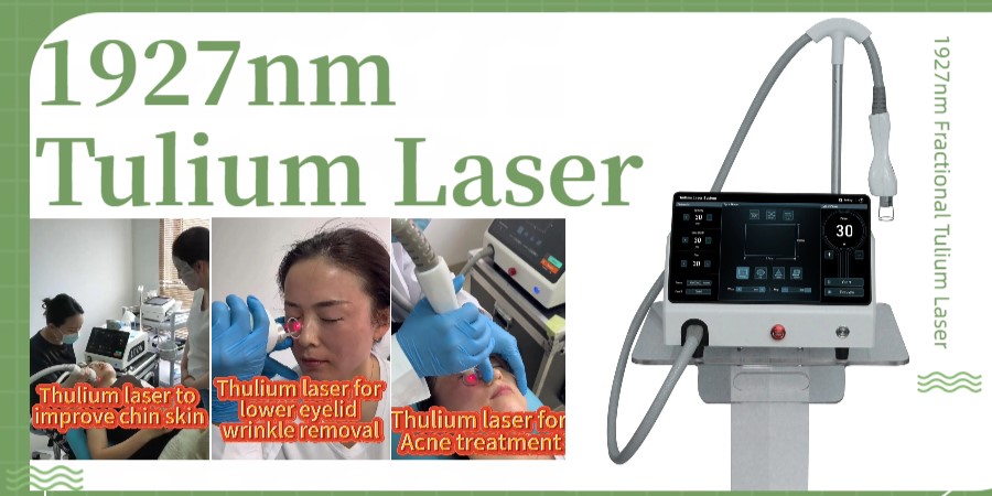1927nm thulium laser for skin anti-aging and eye periphery treatment
