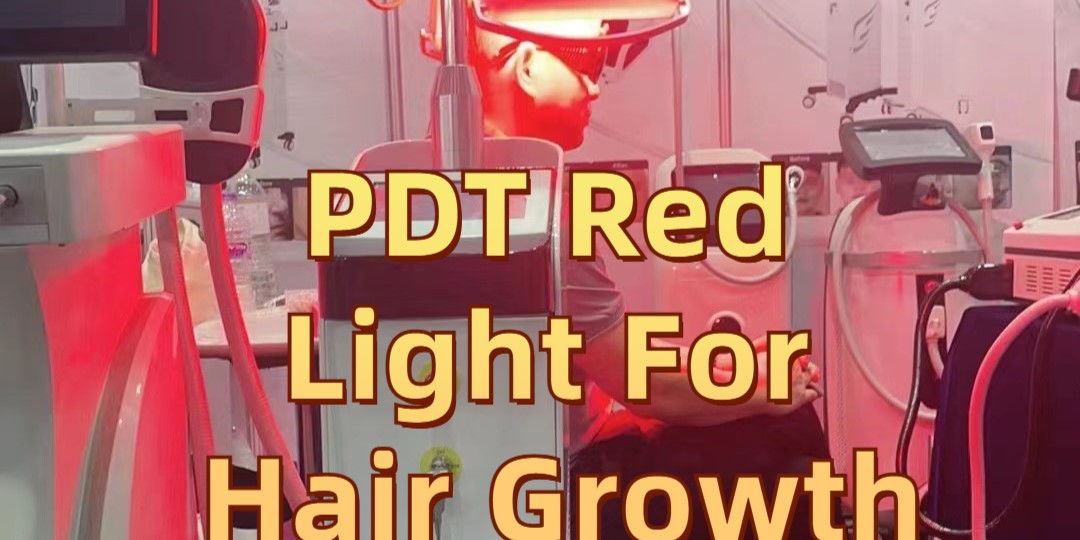 PDT 640 nm red light hair growth