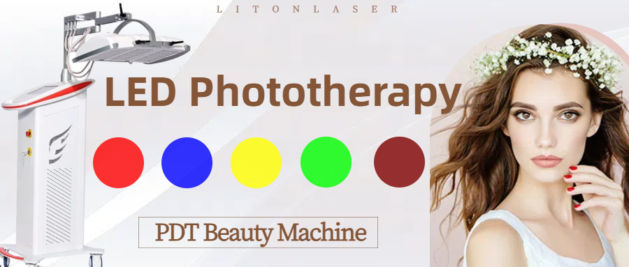 5 Color LED Phototherapy PDT Beauty Machine