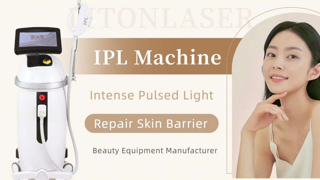 IPL beauty machine intense pulsed light repair skin barrier