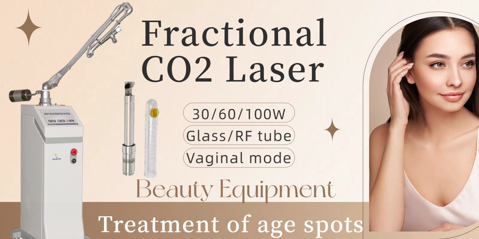 CO2 fractional laser treatment for fading age spots