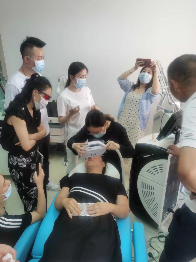 DPL beauty machine training operation treatment