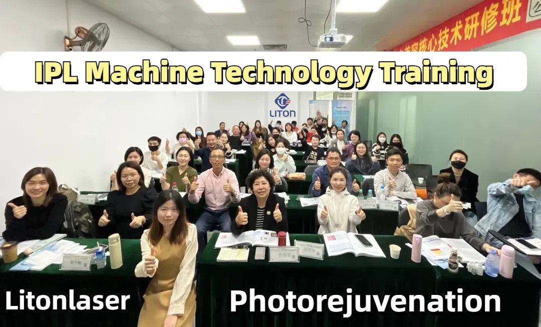 IPL beauty machine technology training course photorejuvenation teaching