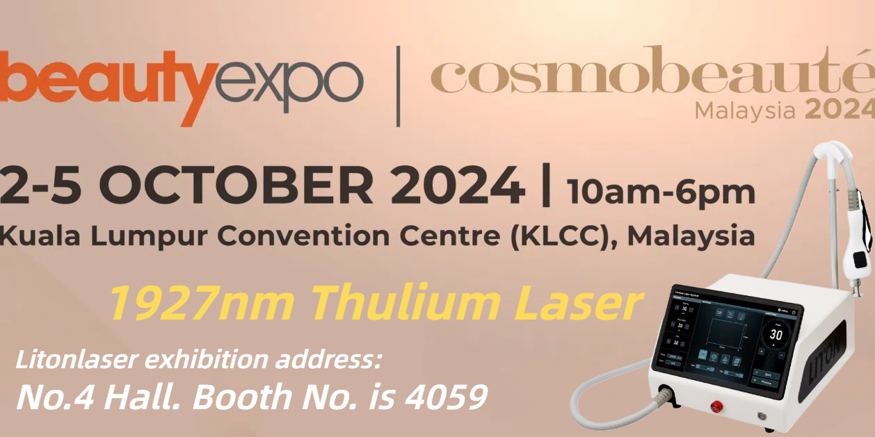 Malaysian Beauty Trade Show New Technology 1927 nm Thulium Laser in October 2024