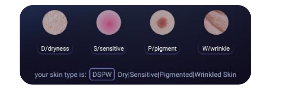 Skin Type of skin analysis equipment 