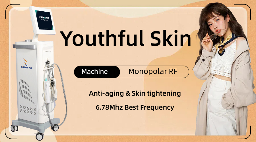 6.78 Mhz Monopolar Radiofrequency Machine for anti-aging and youthful skin