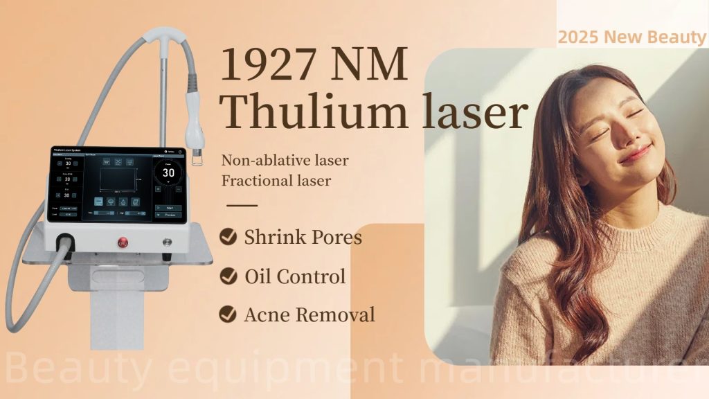 1927 nm thulium laser has shrink pores and oil control and acne removal functions