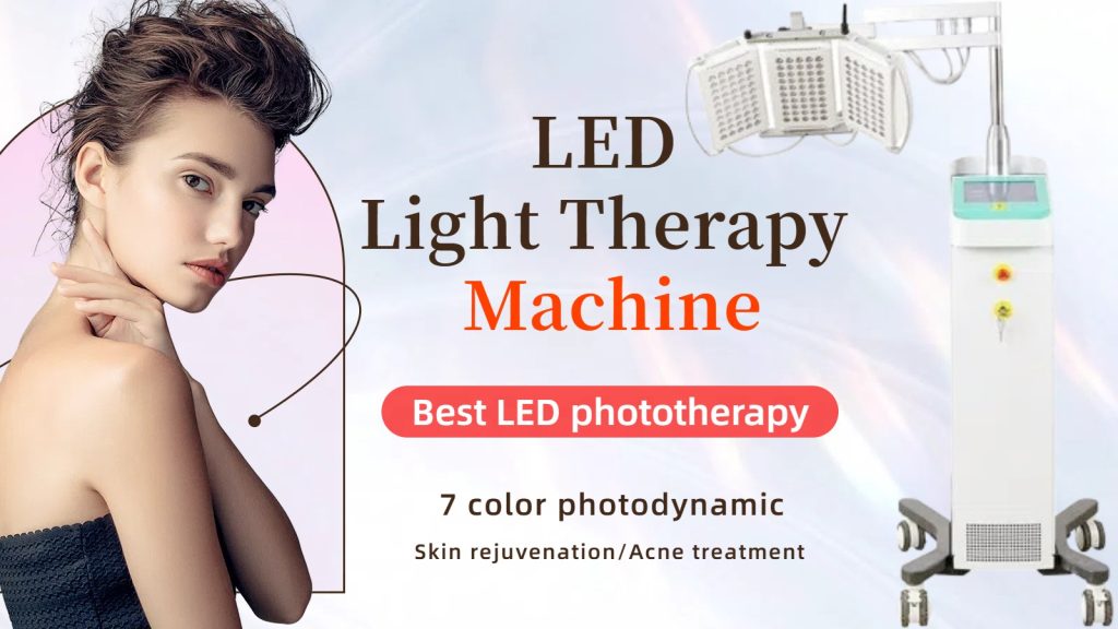 7 color LED light therapy machine professional Phototherapy device