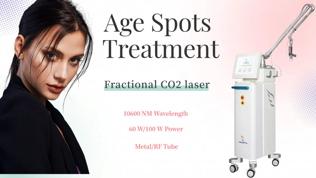 Long-pulse 10600 nm fractional CO2 laser for the treatment of age spots