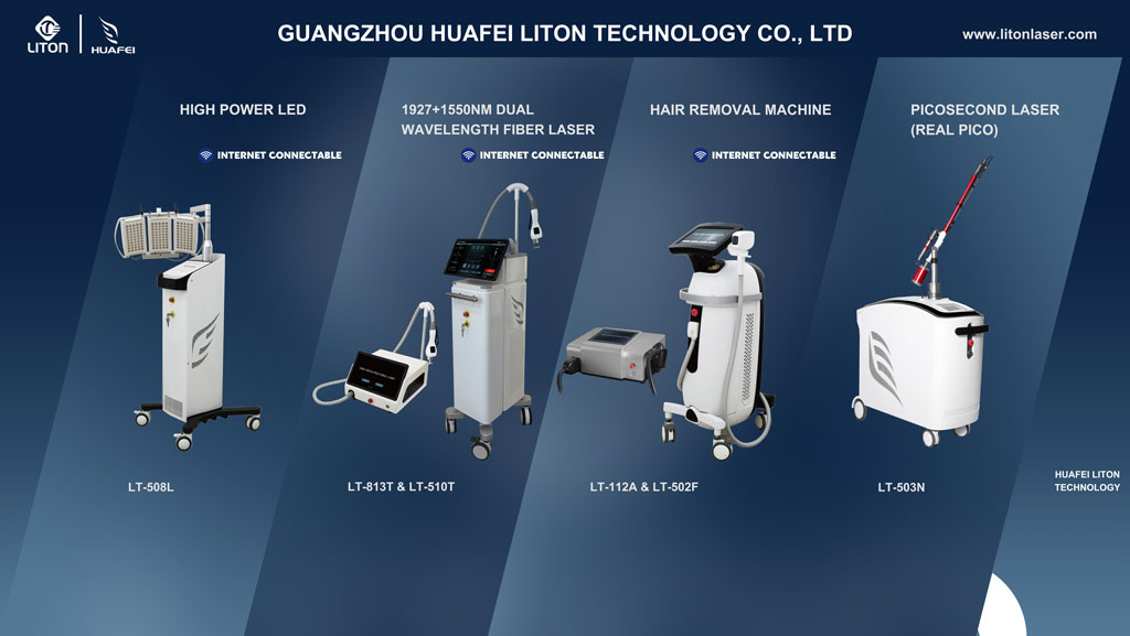 Beauty device LED phototherapy machine & 1927 thulium laser & diode laser hair removal & picosecond laser