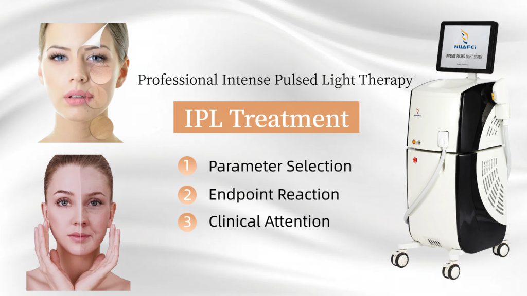 IPL treatment skin rejuvenation and hair removal parameter guide