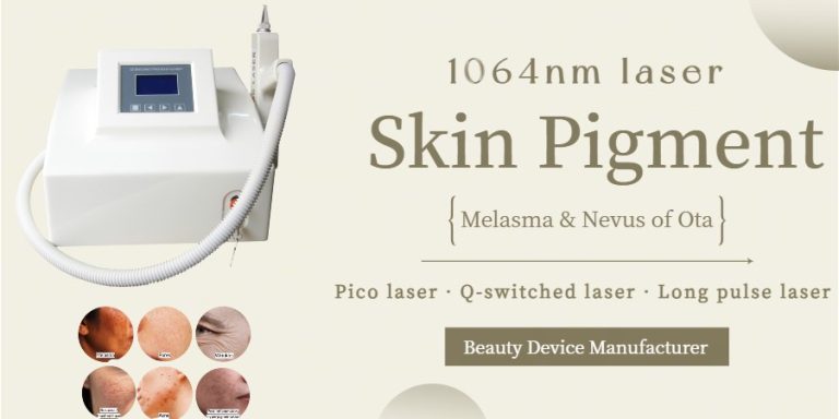 Pico Q-switched laser 1064 nm skin pigmentation treatment