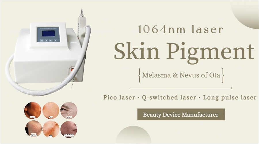 Pico Q-switched laser 1064nm skin pigmentation treatment