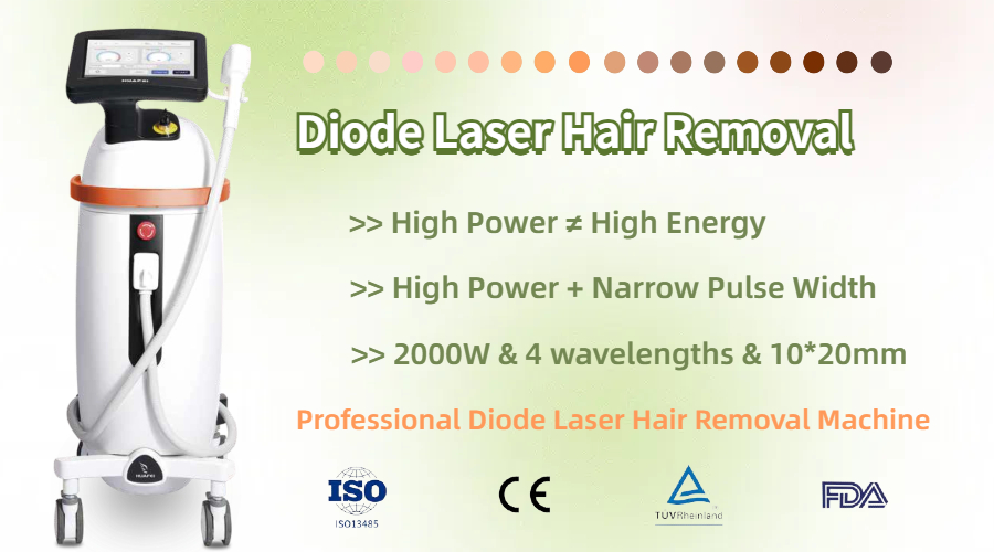 Professional FDA approved high power laser diode hair removal machine