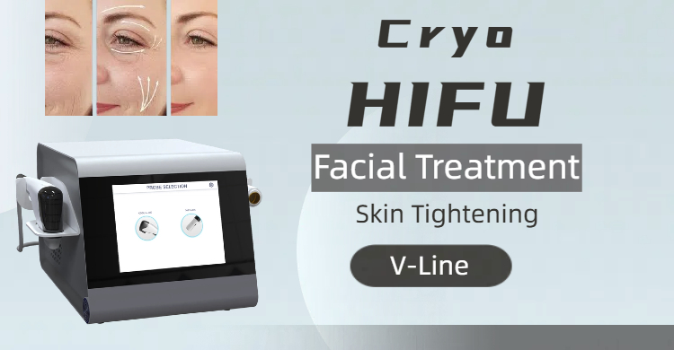 HIFU machine facial skin tightening treatment